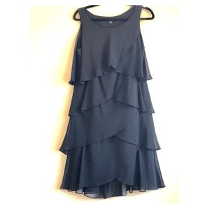 SLNY tiered cocktail dress